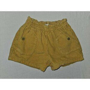 Zara Girl Mustard Corduroy Shorts 2/3